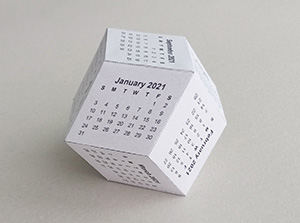 calendar Rhombic dodecahedron 13