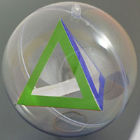 tetrahedron inside the sphere