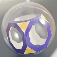 Truncated cube inside the sphere