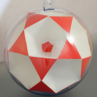 Small icosihemidodecahedron inside the sphere