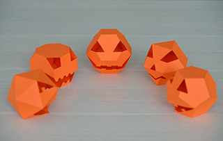 Pumpkin polyhedra collection