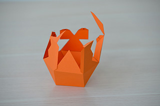 pumpkin cuboctahedron shape net