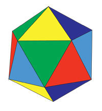 icosahedron five colors