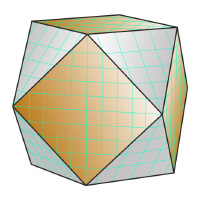 surface area of a cuboctahedron